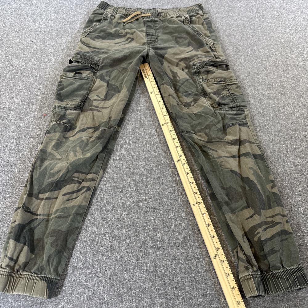 Wrangler Cargo Jogger Pants Camo Camouflage Drawstring Women's Size 16 Regular - Picture 5 of 6